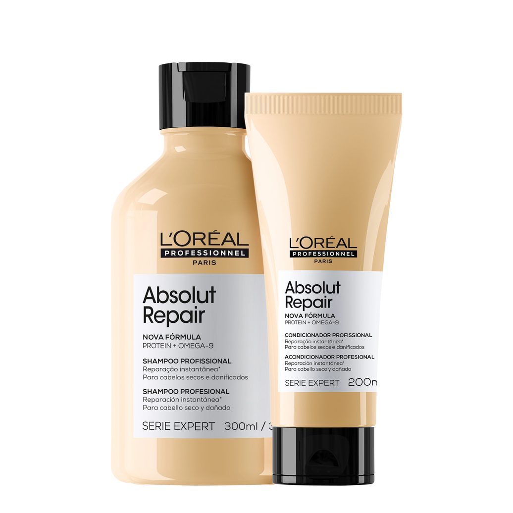 Kit L’Oréal Professionnel Serie Expert Absolut Repair Gold Quinoa + Protein Duo (2 Produtos)