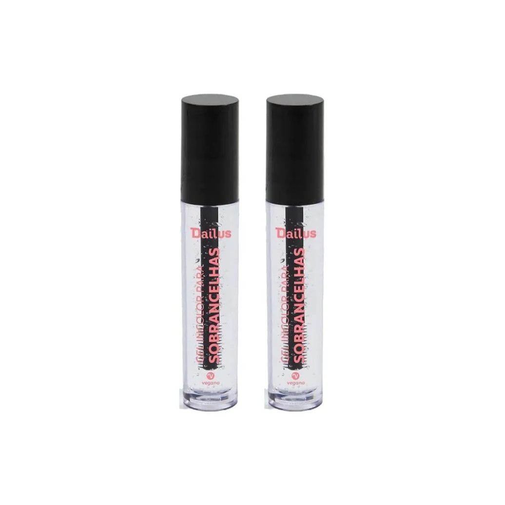 Kit Máscara Sobrancelha Dailus Gel Incolor (2 Unidades)