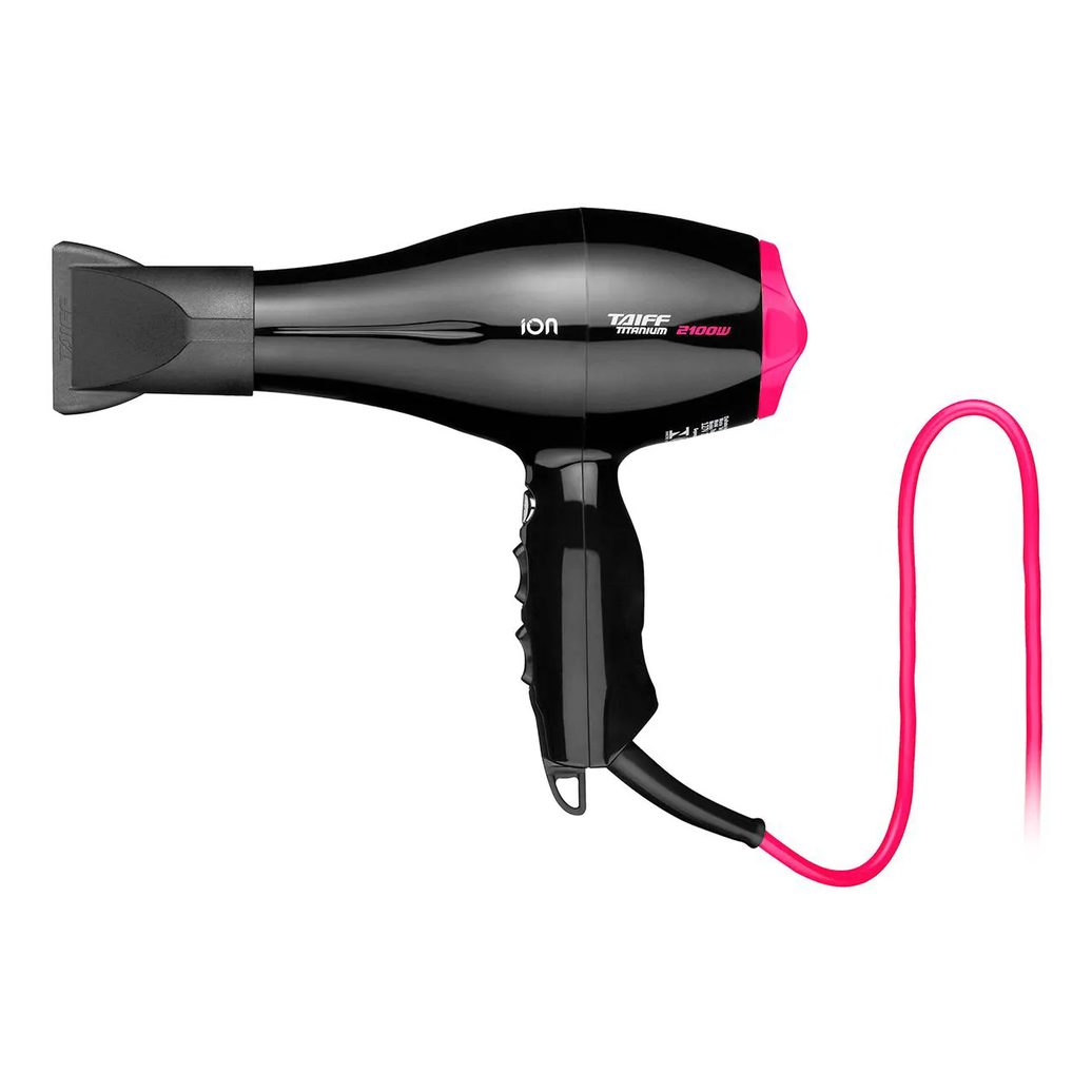 Secador Titanium Pink 2100w- 127v - Taiff Professional