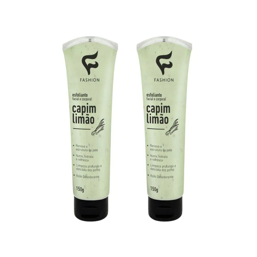 Esfoliante Fashion Facial e Corporal 150g Capim Limao - 2un