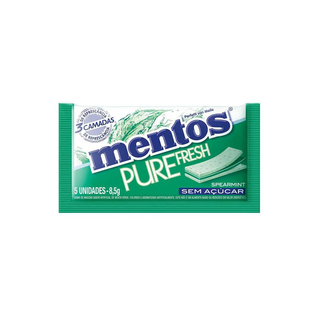 Goma de Mascar Trident 60 Minutos Menta Sem Açúcar 22g