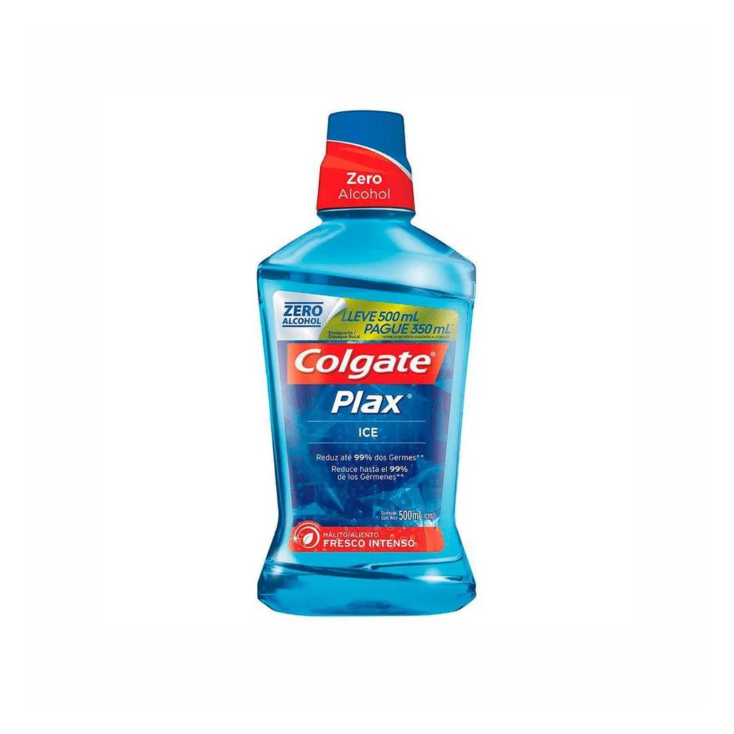 Enxaguante Bucal Colgate Plax Ice Lv500ml Pg350ml