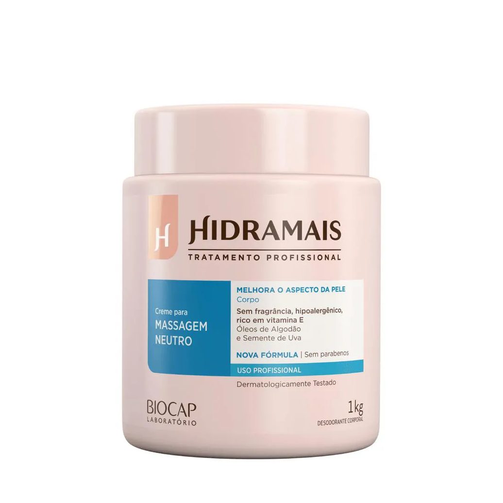 Creme Para Massagem Neutro 1Kg