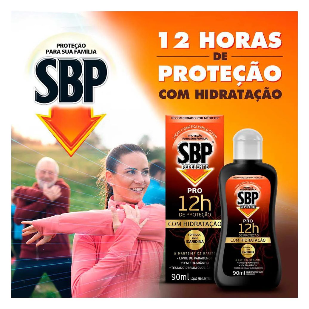 Repelente SPB Pro 12h Loção 90ml