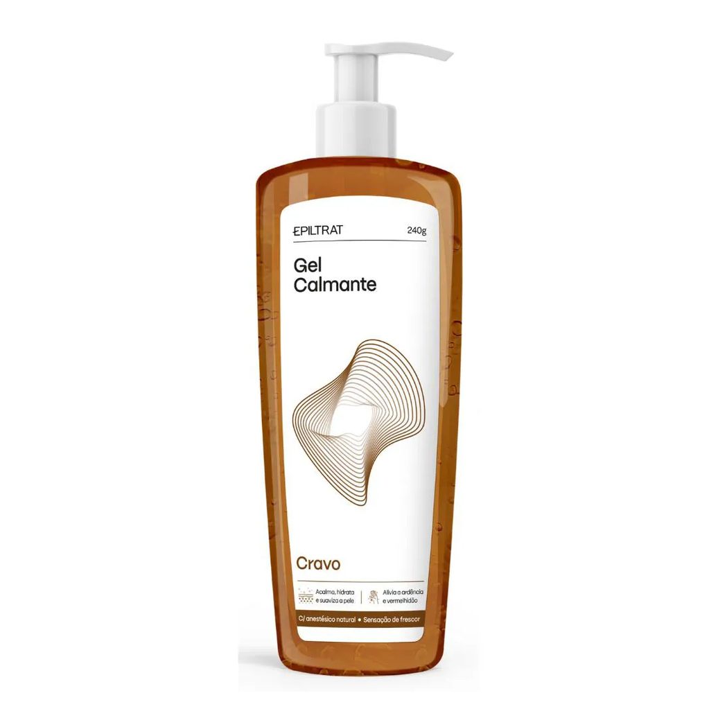 Gel Calmante Pós Depilação Corpo E Rosto Cravo Labotrat 240g