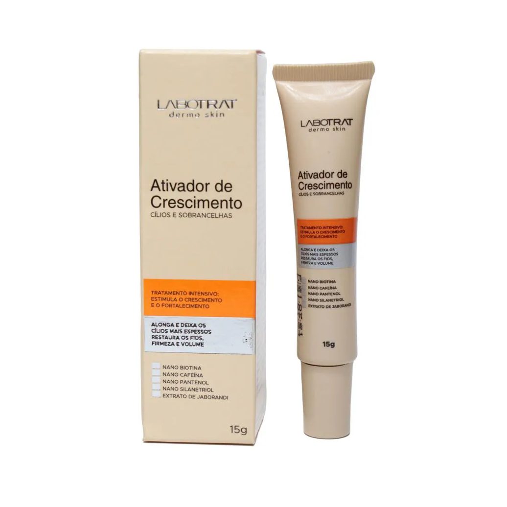 Ativador Crescimento Alonga Sobrancelhas Cílios Labotrat 15g