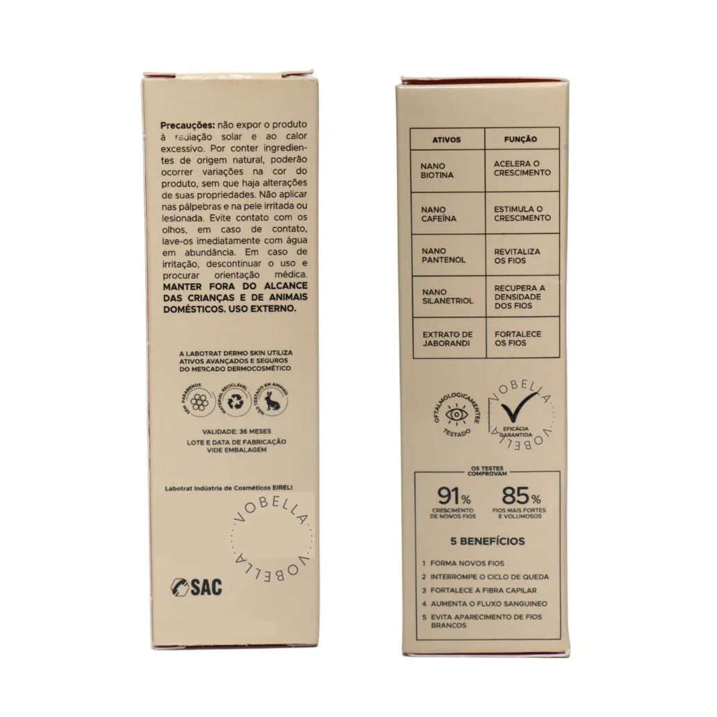 Ativador Crescimento Alonga Sobrancelhas Cílios Labotrat 15g