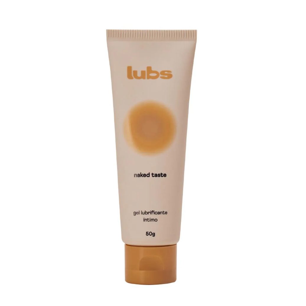 Gel Lubrificante Íntimo Lubs Naked Taste Neutro à Base de Água 50g