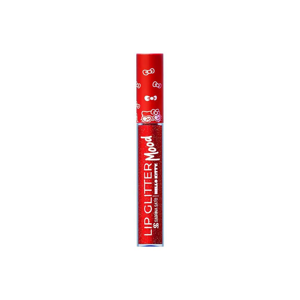 Lip Glitter Mood Sabrina Sato Hello Kitty - Poderosa 4ml