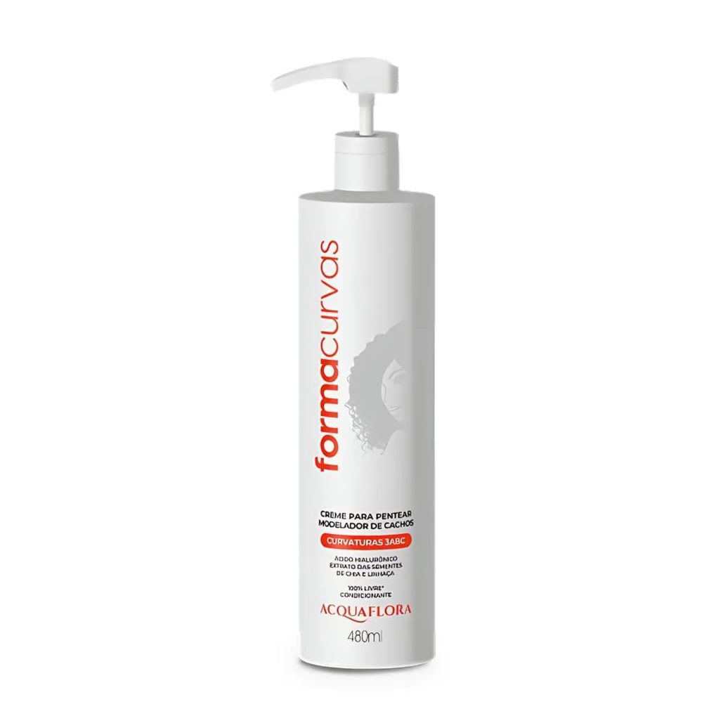 Creme para Pentear Acquaflora Forma Curvas Modelador de Cachos 480ml
