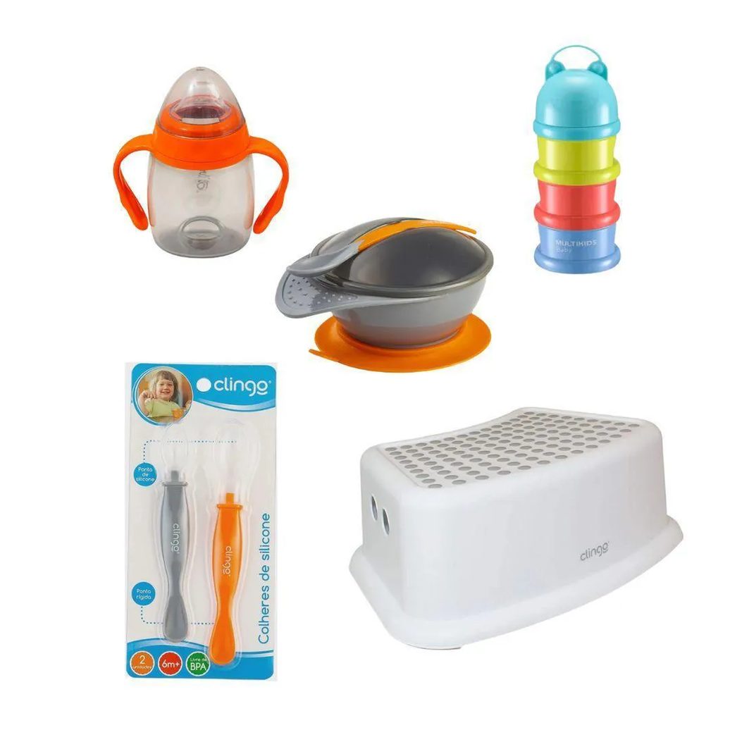 Kit Infantil De Alimentação - Clingo