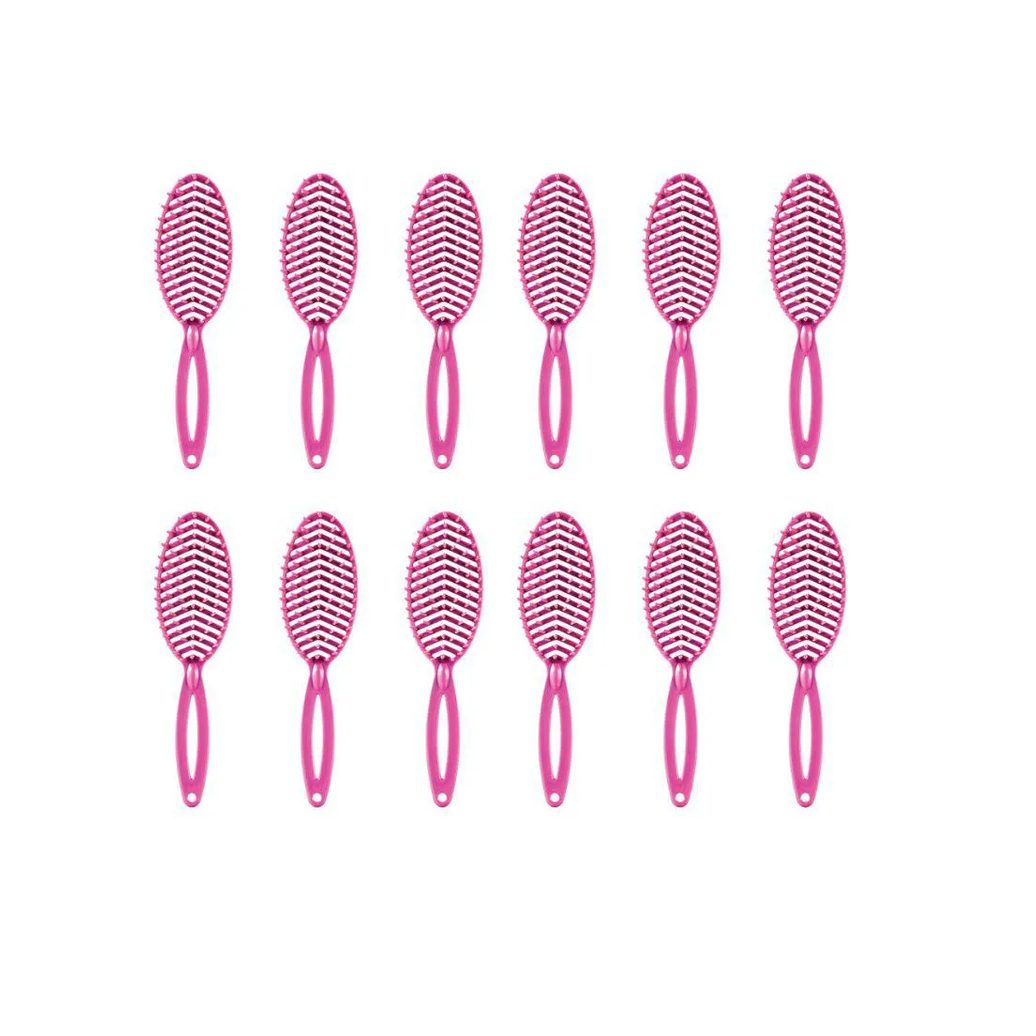 Escova de Cabelo Darma 302 Rigida Oval Desemb - Kit C/ 12un