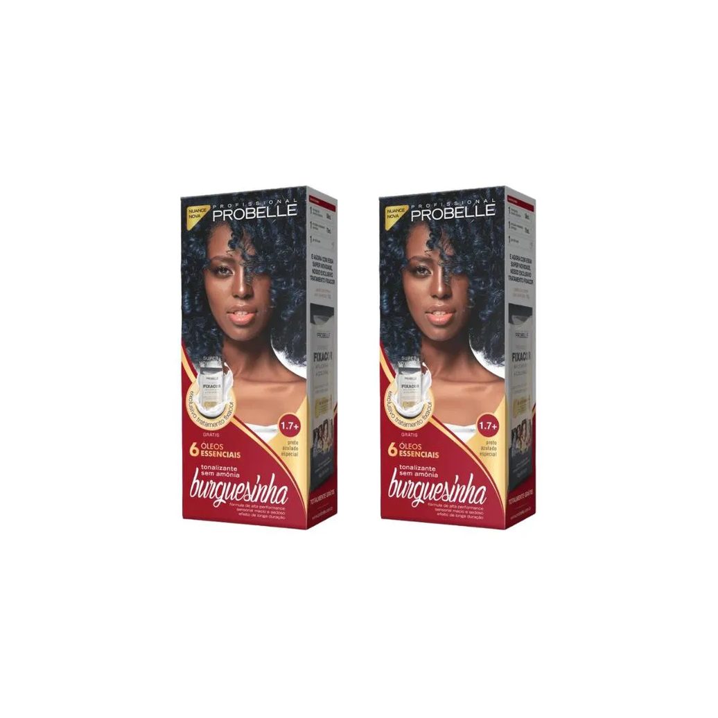 Coloraçao Probelle Burguesinha 1.7 +Preto Azulado Esp-2un