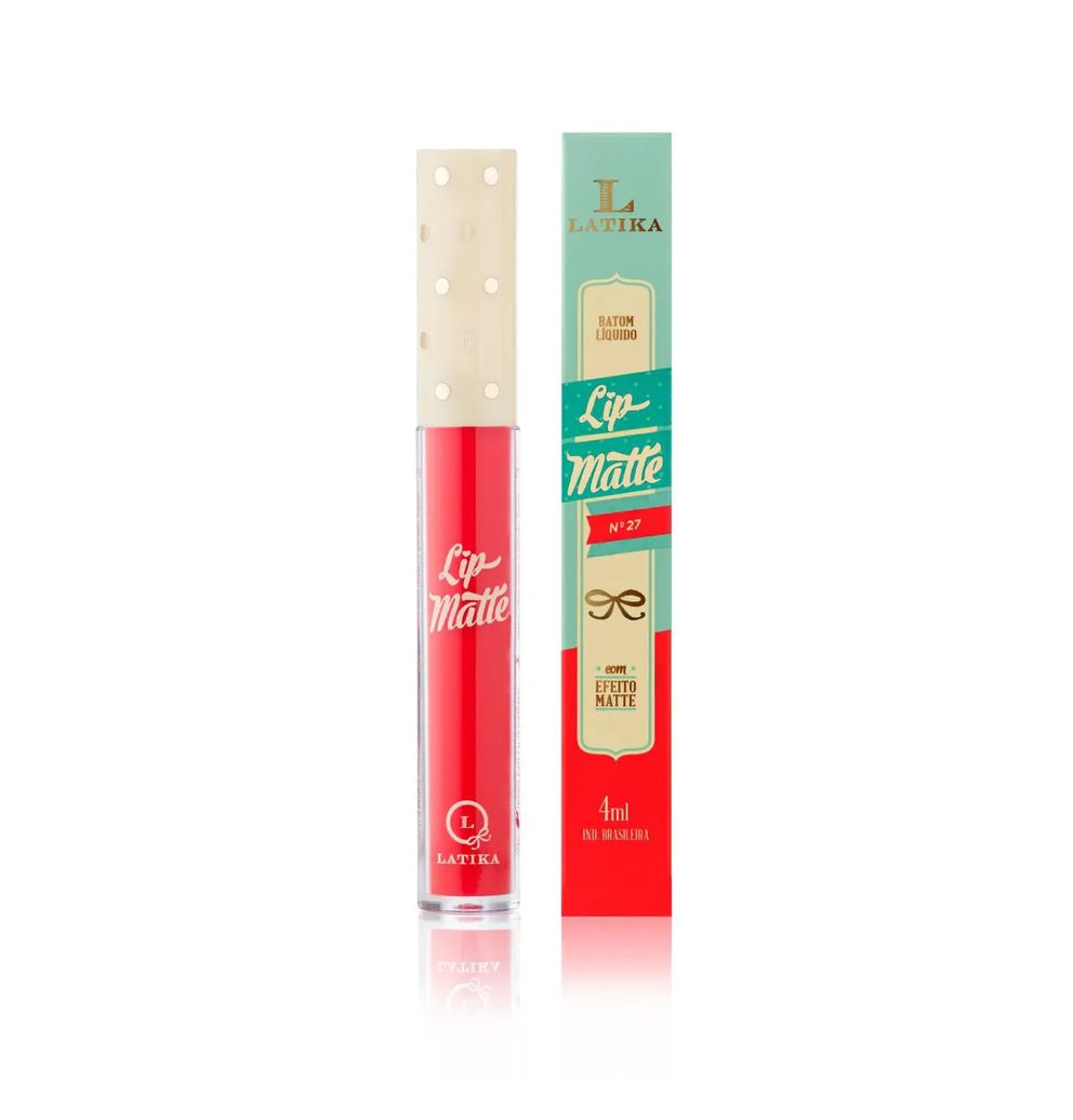 Batom Liquido Latika Lip Matte NO 27