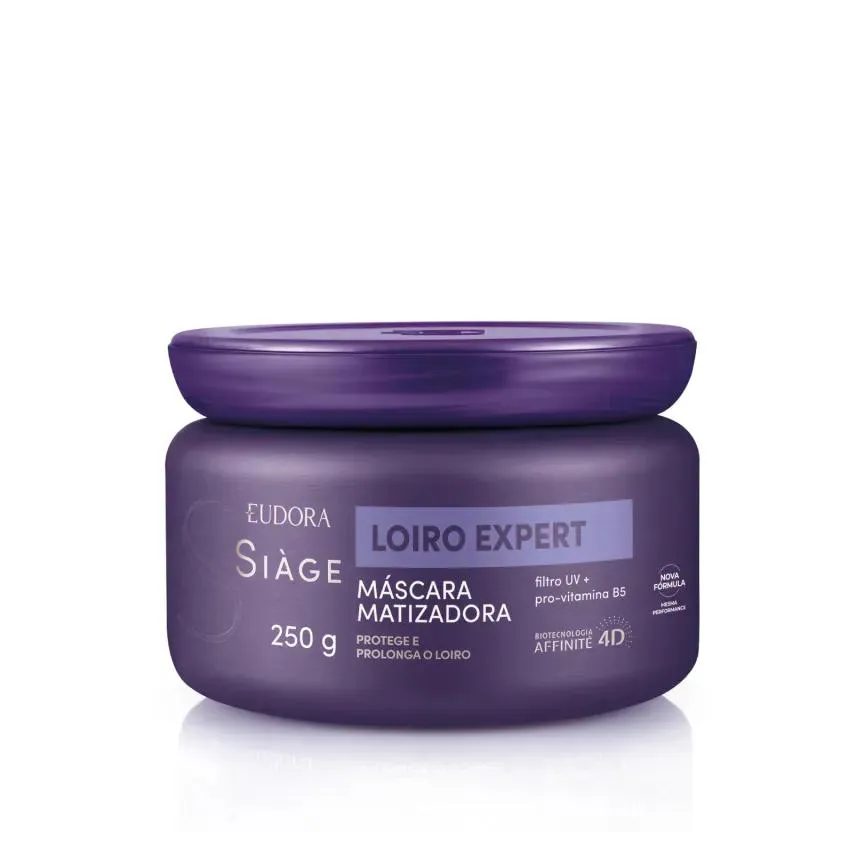 Máscara Capilar Matizadora Loiro Expert Eudora Siàge 250g
