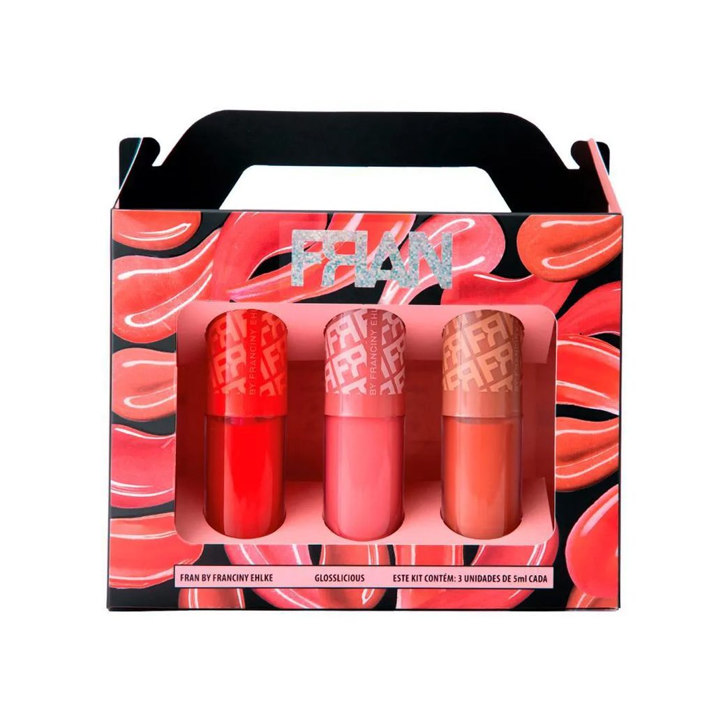 Kit Fran By Franciny Ehlke Glosslicious - 3 Produtos
