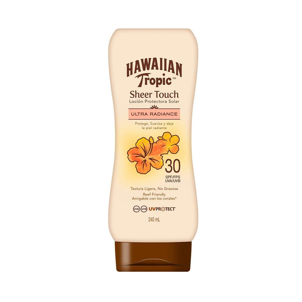 Protetor Solar Hawaiian Tropic Sheer Touch Ultra Radiance FPS 50+ Loção 240ml