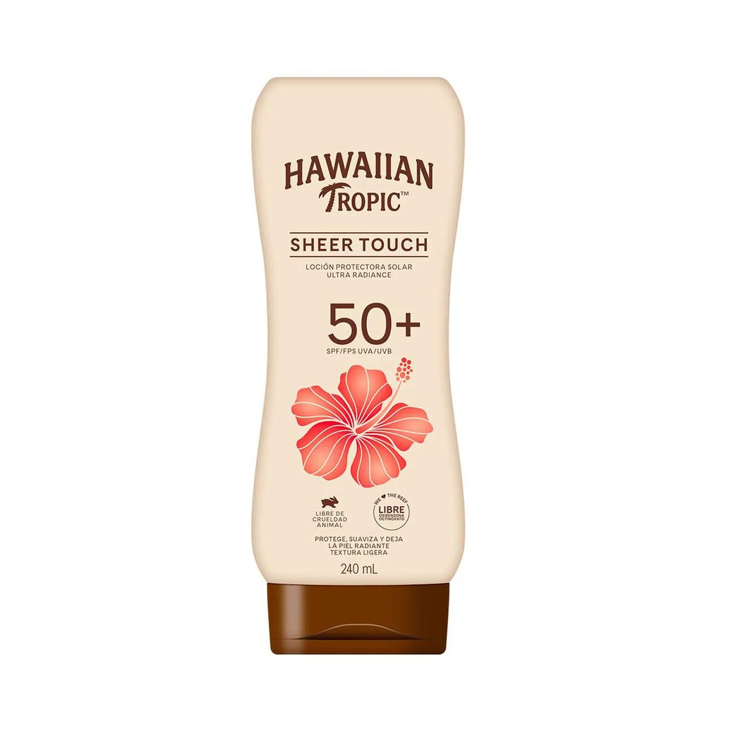 Protetor Solar Hawaiian Tropic Sheer Touch Ultra Radiance FPS 50+ Loção 240ml
