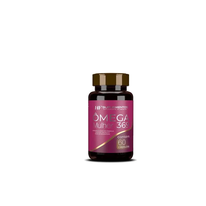 Omega 3 6 9 Mulher Hf Suplementos 60capsulas