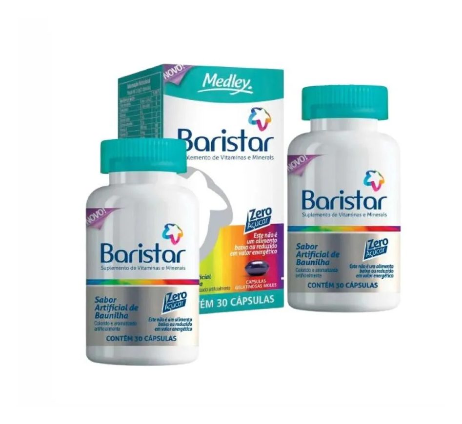 Kit Suplemento Alimentar Baristar 30Cps + Baristar 30Cps