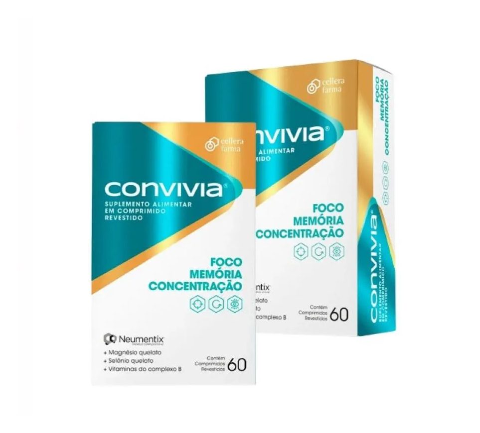Kit Suplemento Alimentar Convivia 60Cpr + Convivia 60Cpr