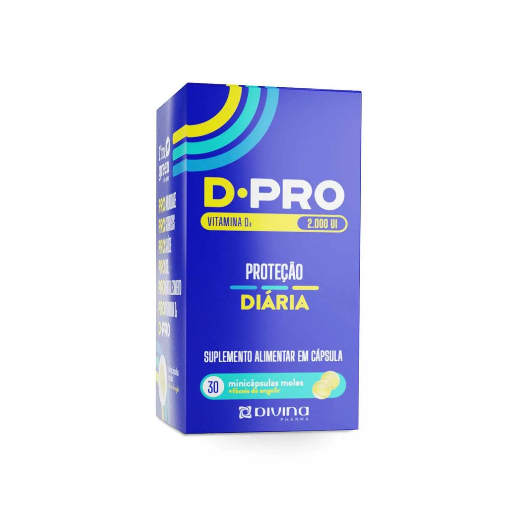 Vitamina D 2.000UI D-Pro 30 minicápsulas