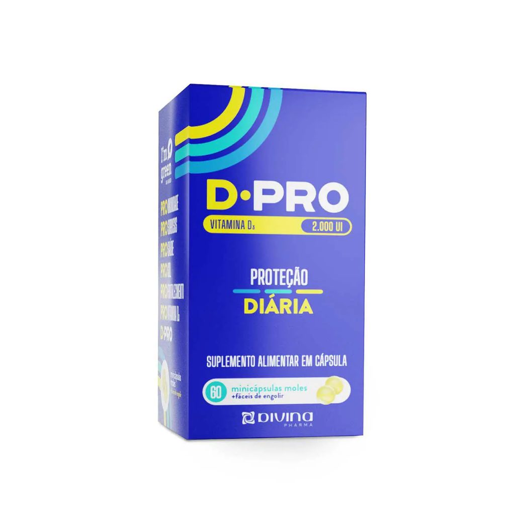 Vitamina D 2.000UI D-Pro 60 minicápsulas
