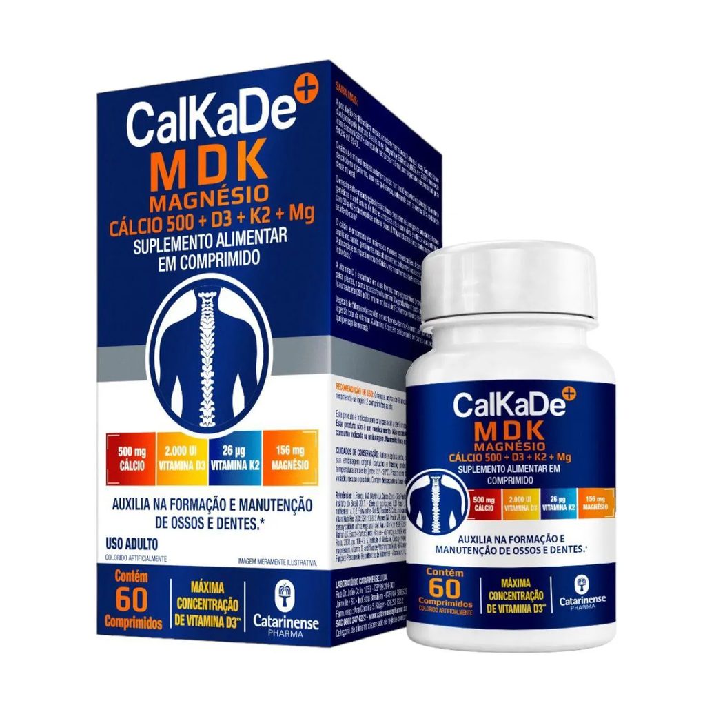 Suplemento Alimentar Calkade Mdk 60 comprimidos