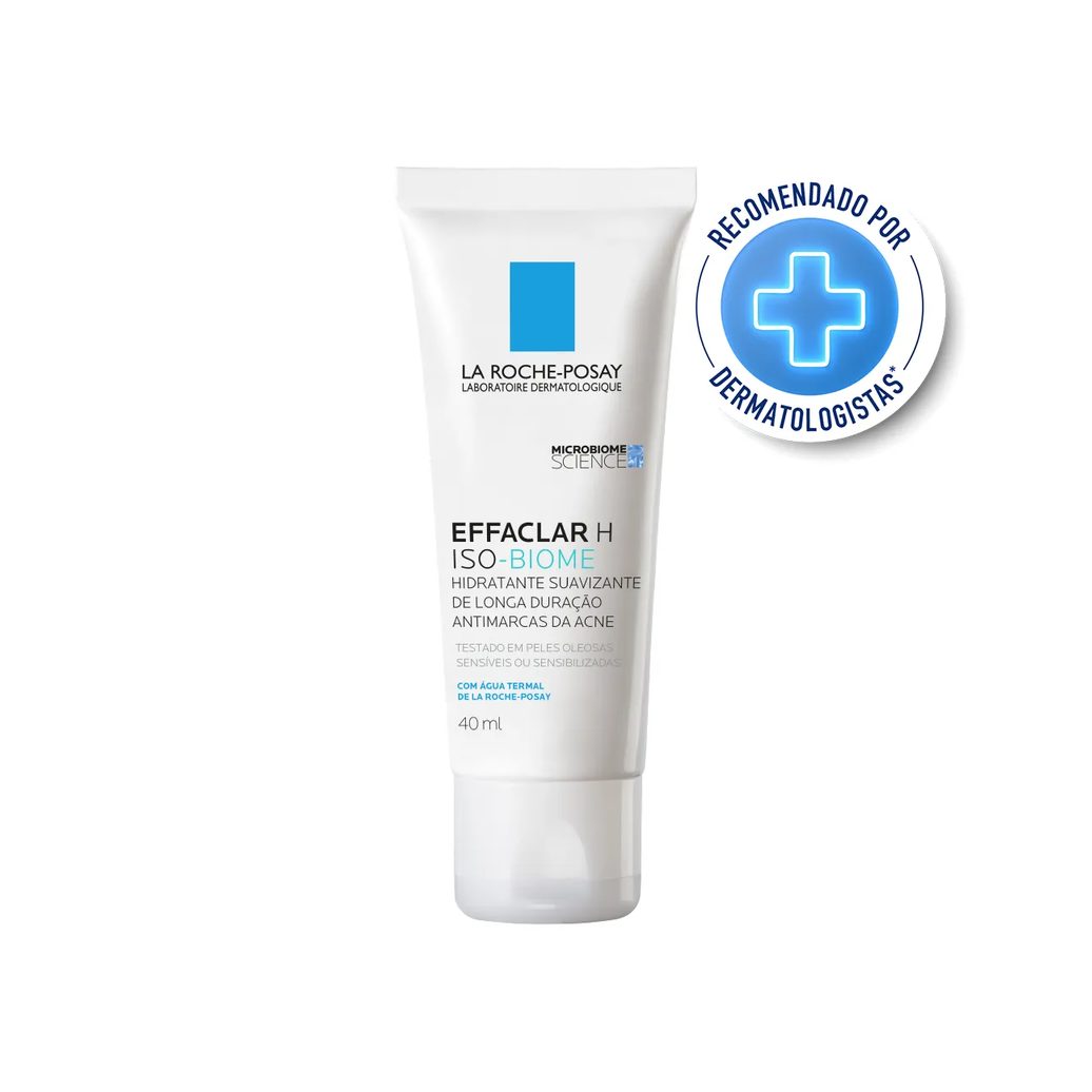 Creme Hidratante Facial Effaclar H Iso-Biome La Roche-Posay 40ml
