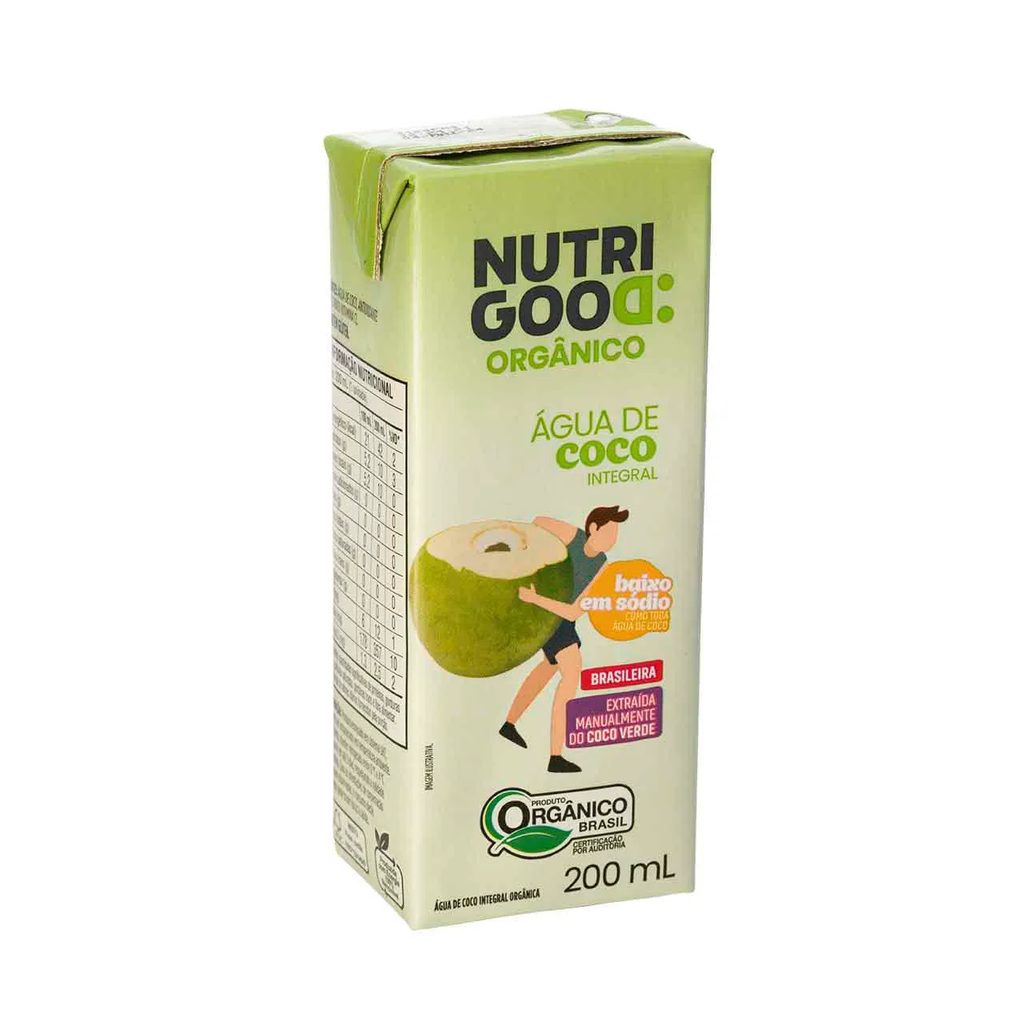 Água de Coco Integral Orgânica Nutrigood 200ml