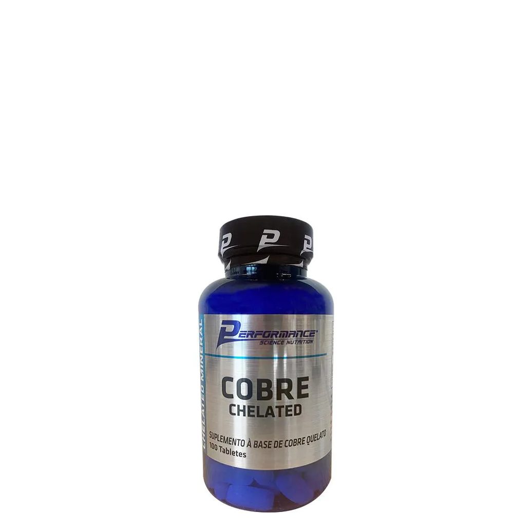 Cobre Quelato 100 Tabletes - Performance Nutrition