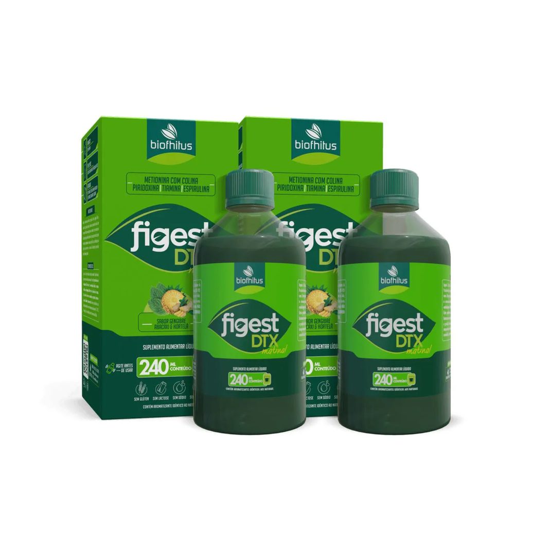 Kit C2 Figest Dxt Suplemento Alimentar Líquido - Biofhitus