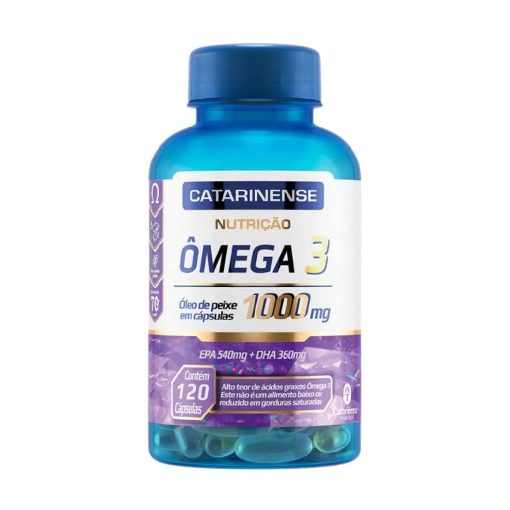 Suplemento Nutrição Ômega 3 Nutrição 1000mg – Catarinense