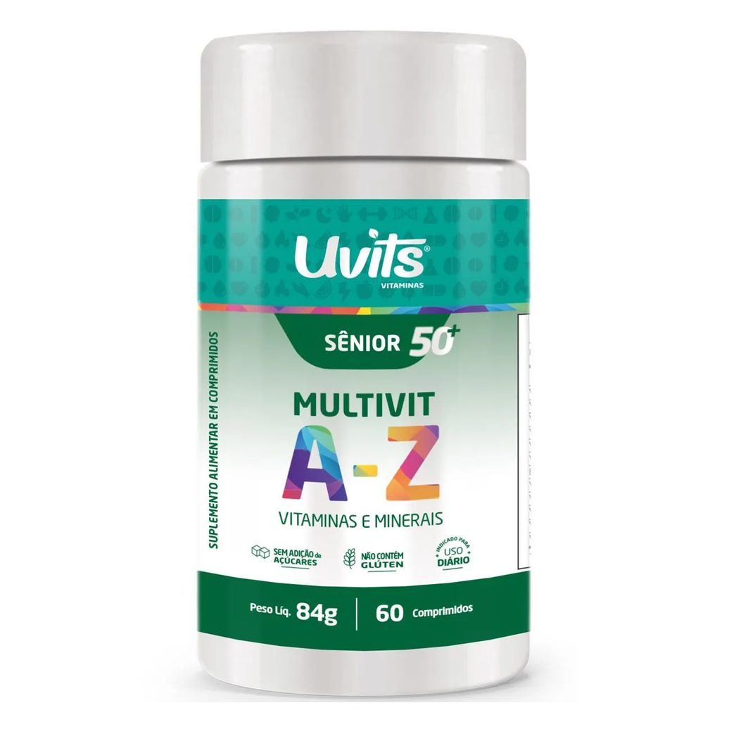 Multivitaminico A-Z Senior 60 Comprimidos - Uvits
