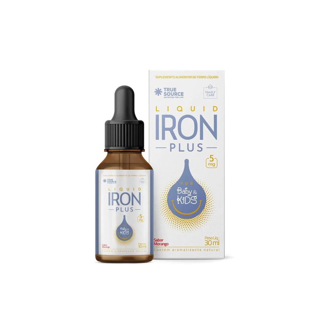 Liquid Iron Plus Baby Kids Ferro Multivitamínico Truesource