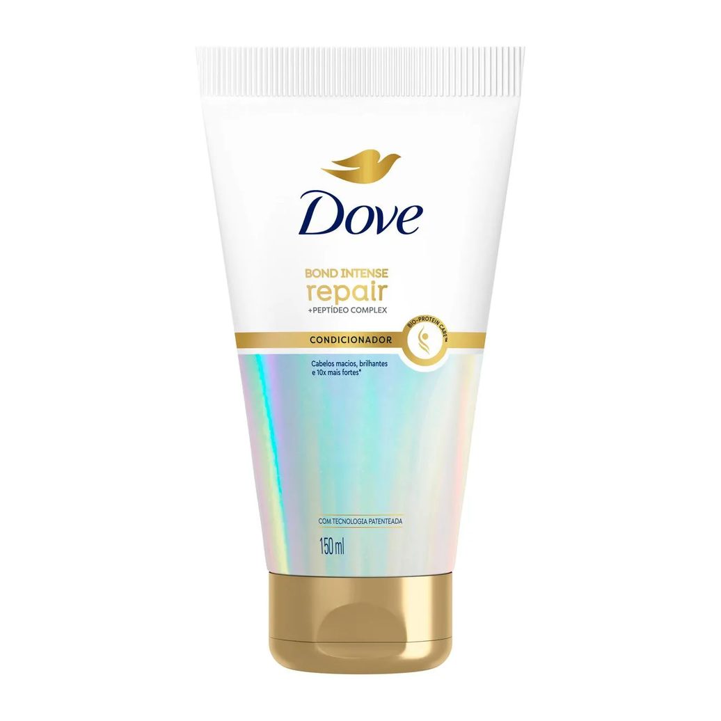 Kit Dove Bond Intense Repair Shampoo Petídeo Complex + Condicionador + Máscara de Tratamento + Óleo Sérum Bifásico Finalizador