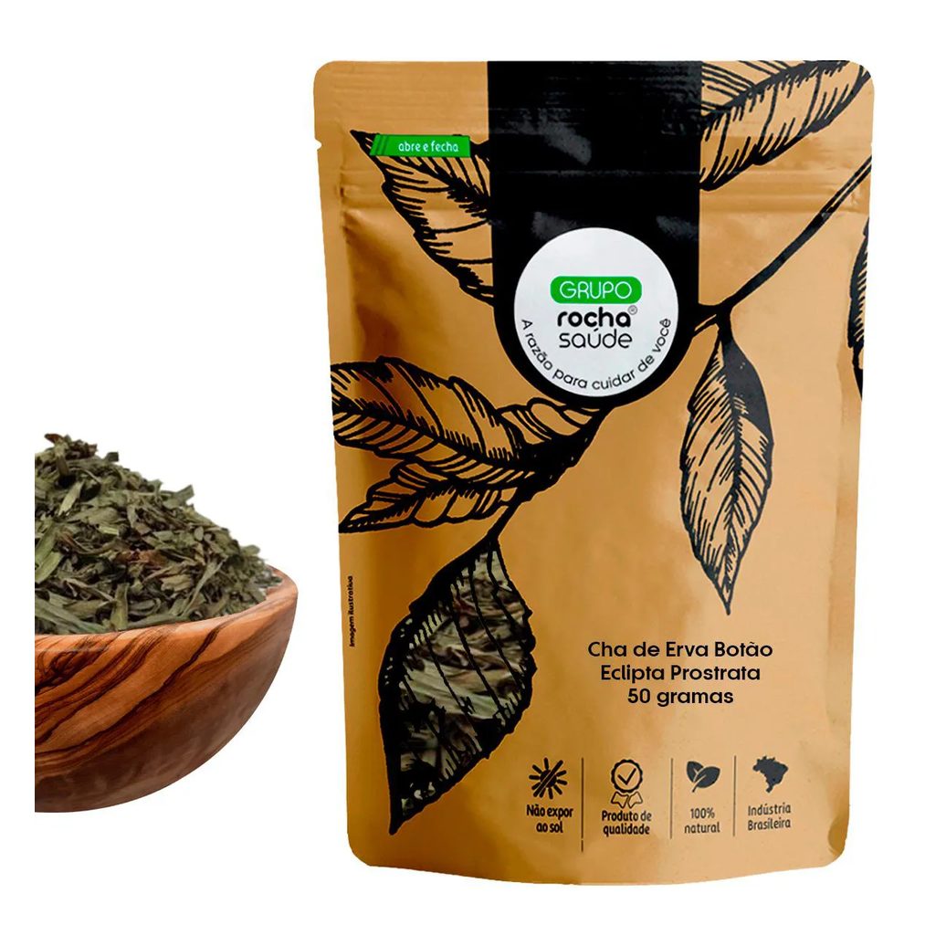 Cha de Erva Botão - Eclipta Prostrata - 50 Gramas