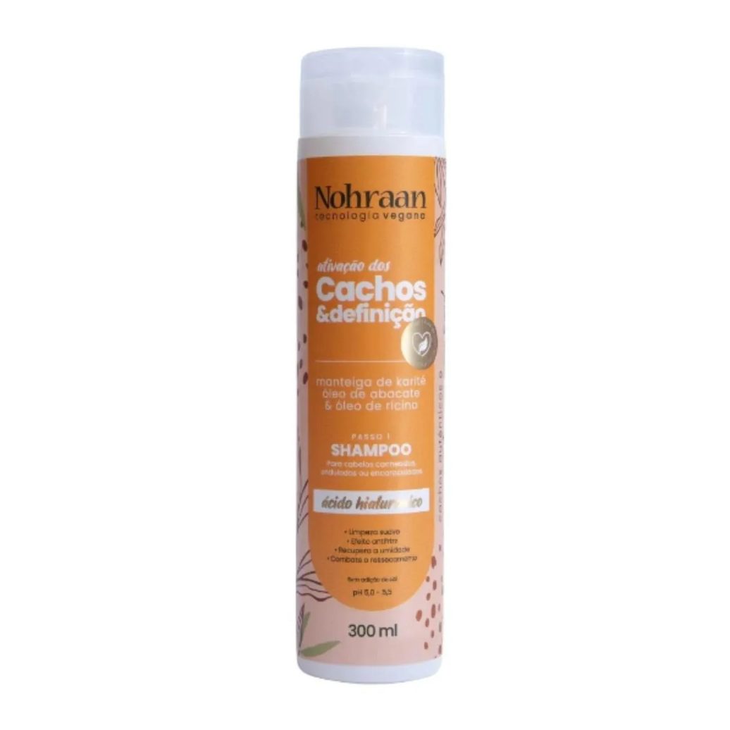 Shampoo Cabelos Cacheados Ativação - Nohraan