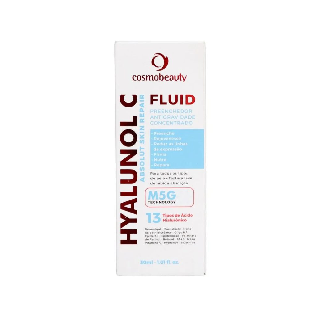 Cosmobeauty Fluido Preenchedor Hyalunol C Anti Idade 30ml