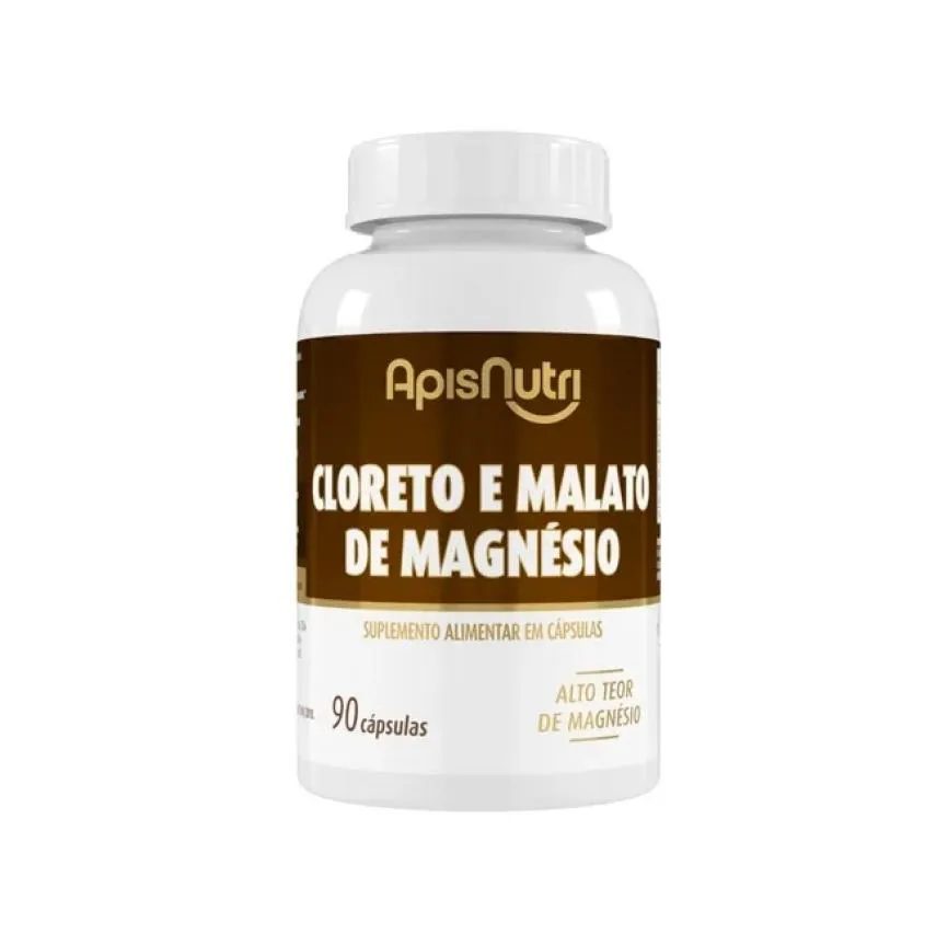 Cloreto E Malato de Magnésio (90 cápsulas) - Padrão: Único
