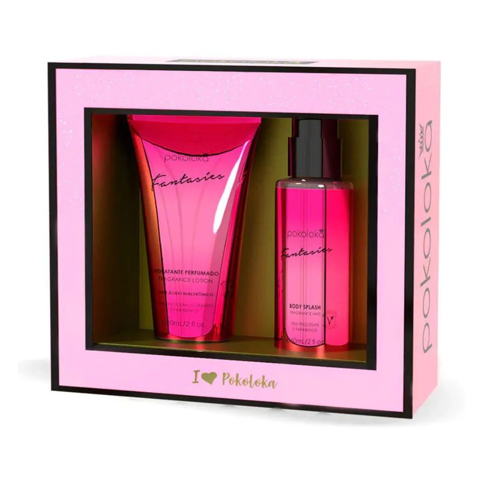 Kit Pokosecret Fantasies ( Body Splash 60ml + Loção Hidratante 60ml )