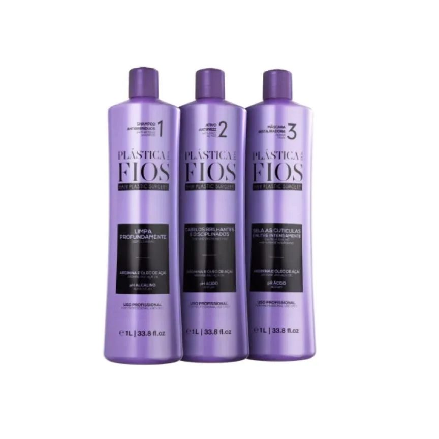 Kit Plástica Dos Fios (3 Produtos) 3 Litros