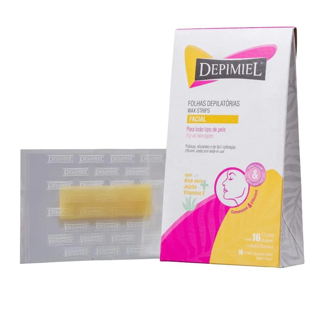 Depimiel Folhas Prontas Facial C/16 Unid.