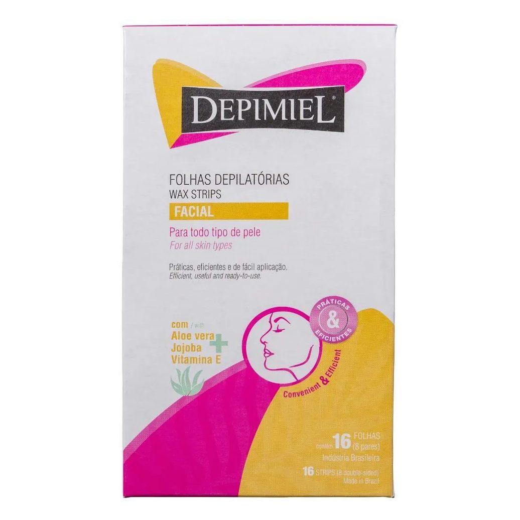 Depimiel Folhas Prontas Facial C/16 Unid.