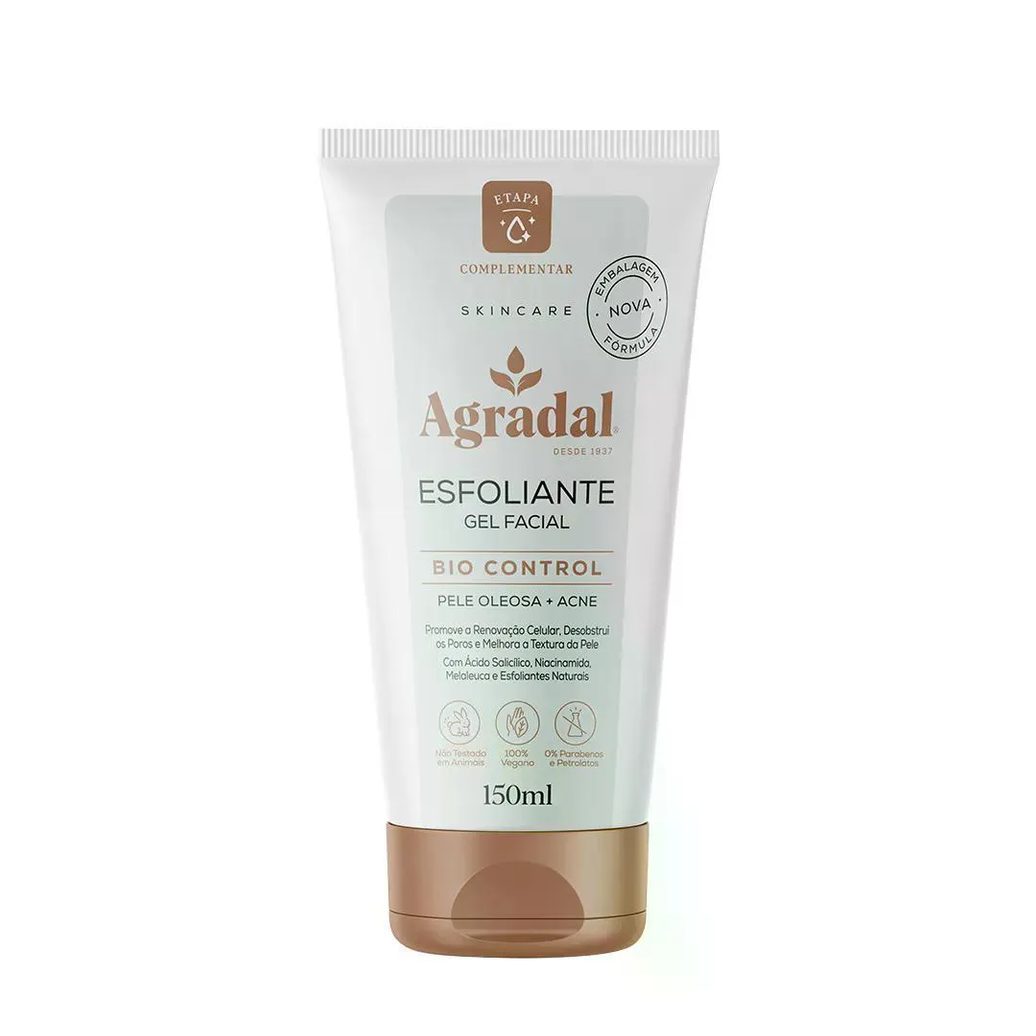 Gel Esfoliante Facial Bio Control Agradal 150ml