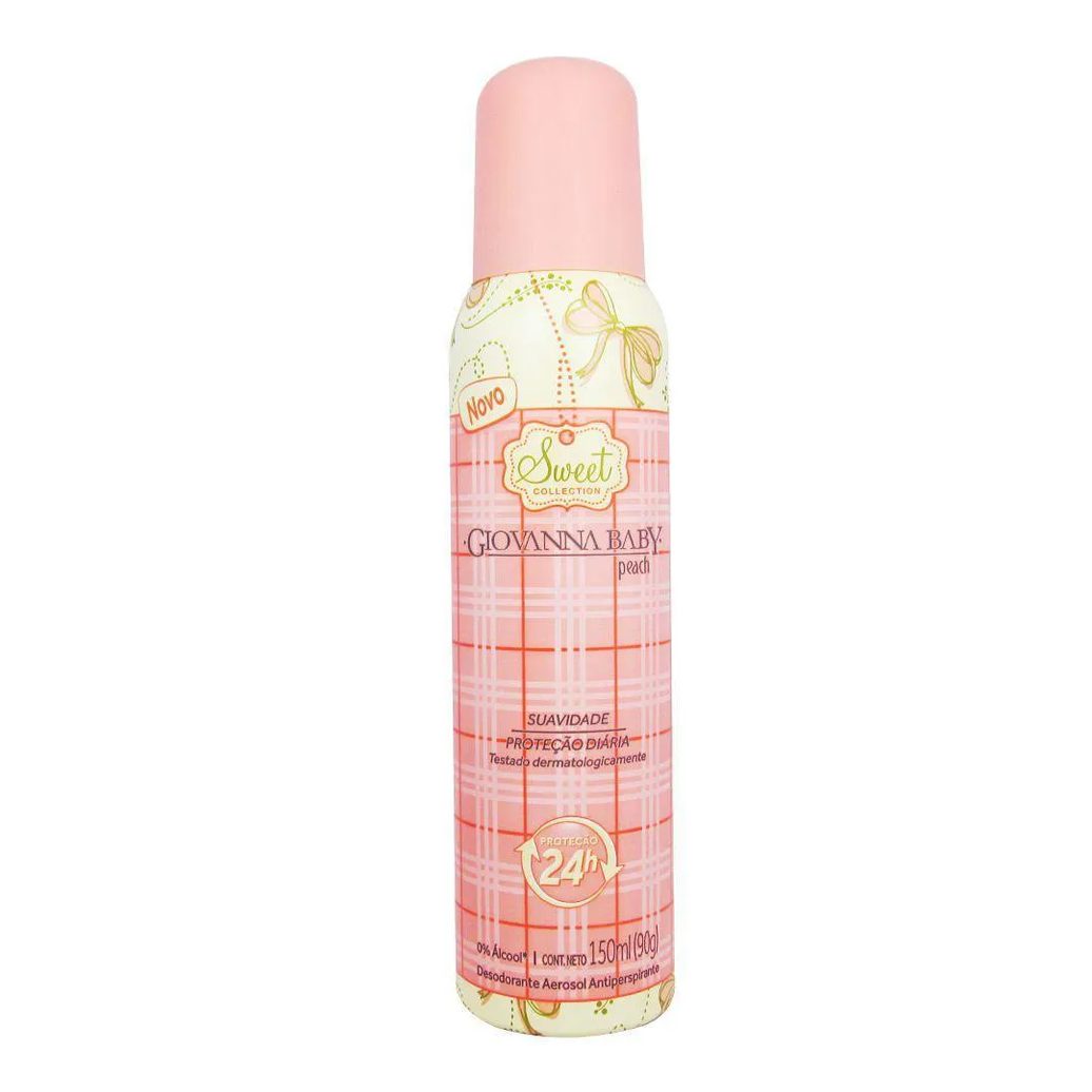 Desodorante Giovanna Baby Aerosol 150ml Sweet Peach