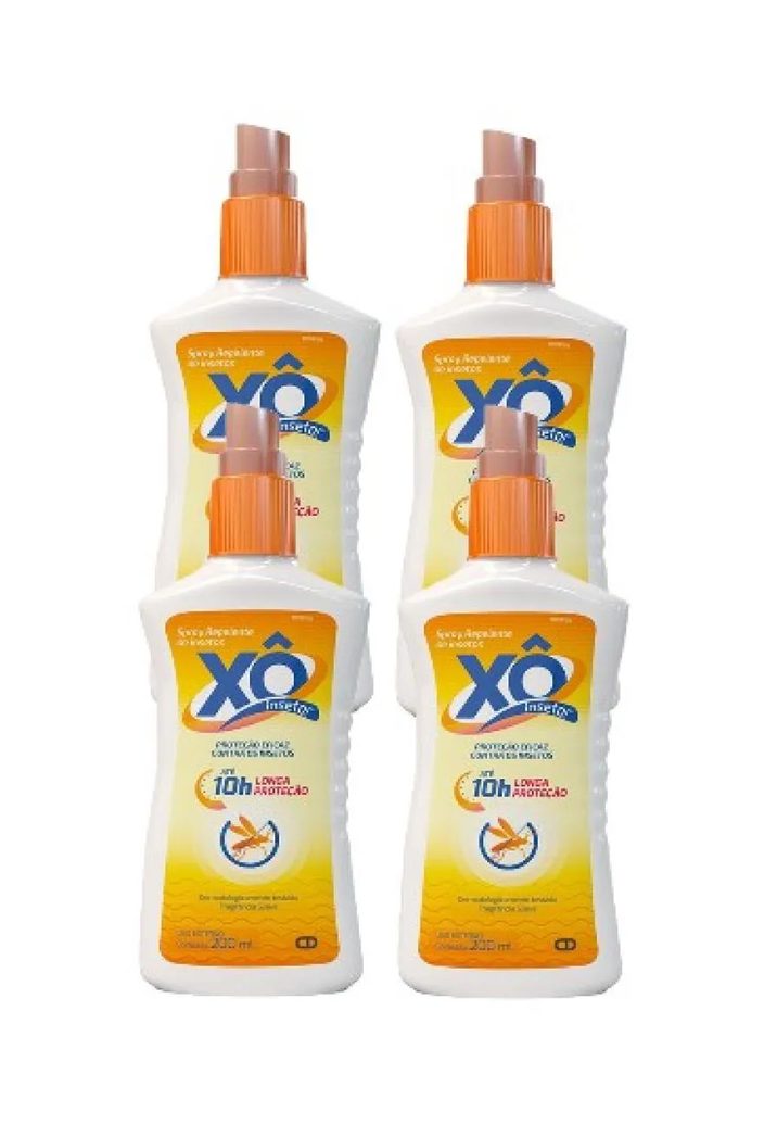 Kit 4x Repelente Spray Xô Inseto com 200ml - Cimed