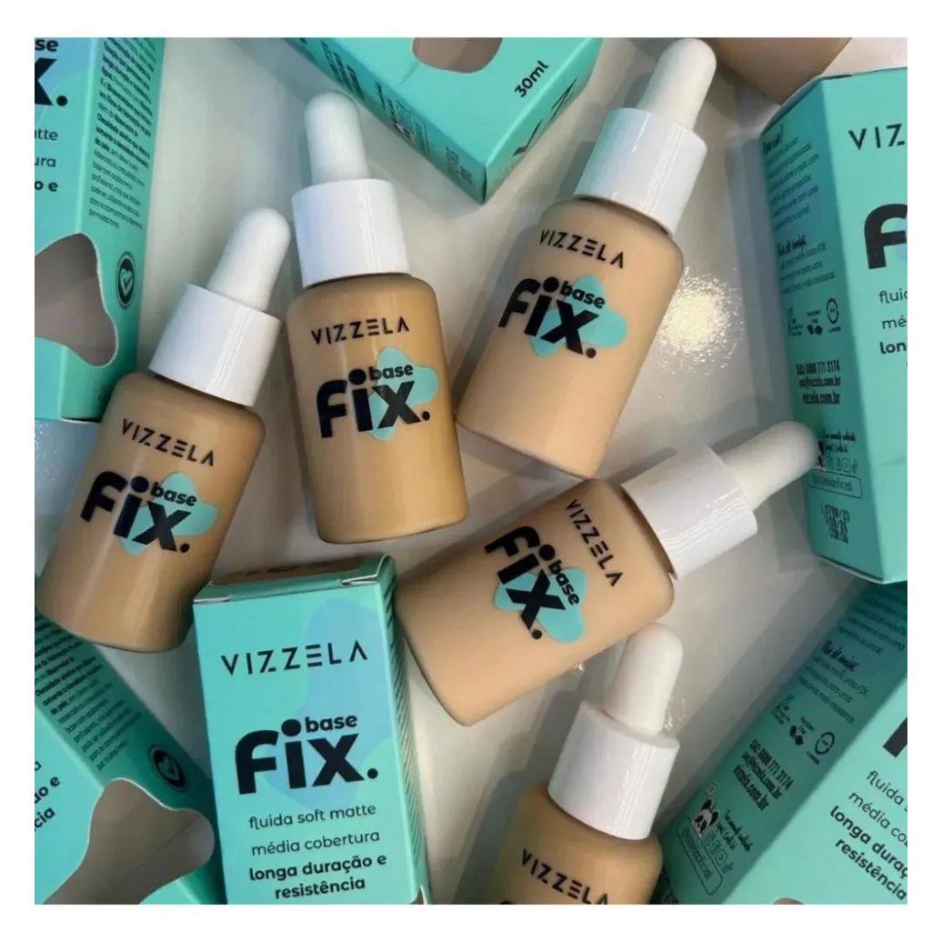 Base Liquida Fix Cor 02 - Vizzela