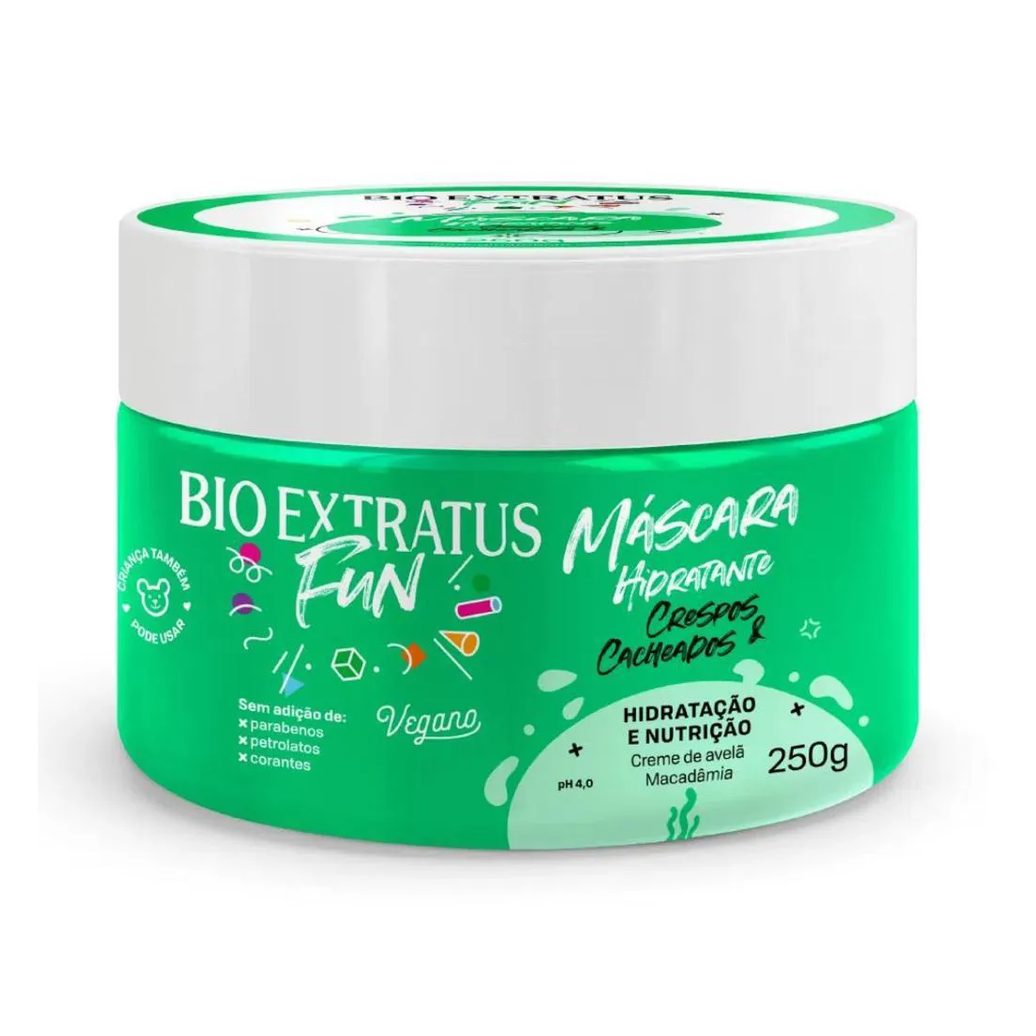 Mascara Fun Crespos e Cacheados 250G Bio Extratus