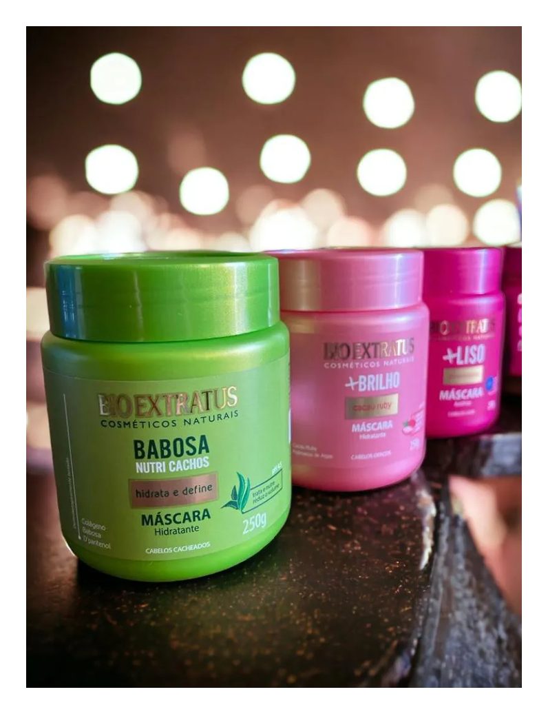 Kit Cronograma Capilar Hidratação Mais Liso + Nutri + Brilho 250Gr